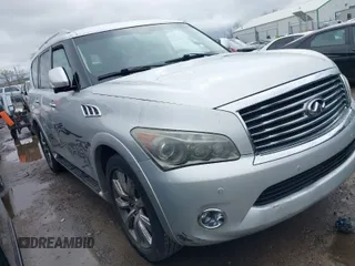 2013 Infiniti QX56 with VIN JN8AZ2NC5D9350478, listed as a IAAI auction lot 41918426 with 1 mi miles. Bid and sale history available at carsss.com. Image 1.