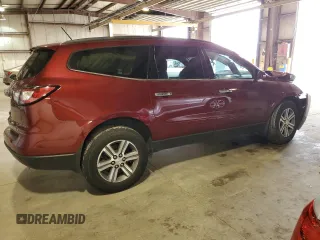 2015 Chevrolet Traverse LT z VIN 1GNKVHKD9FJ335101, wystawiony jako Copart lot #51689235 z przebiegiem 169 152 mil mil oraz Szkoda całkowita • Salvage title. Historia ofert i sprzedaży dostępna na DreamBid. Obrazek 3.