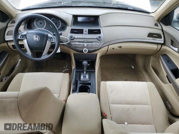 2009 Honda Accord LX-P with VIN 1HGCP26499A017578, listed as a Copart auction lot 57763655 with 180,282 mi miles and Salvage title. Bid and sale history available at DreamBid. Image 8.