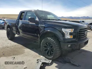 2017 Ford F-150 XL with VIN 1FTFX1EG2HKE01065, listed as a Copart auction lot 49050905 with 93,284 mi miles and Salvage Title. Bid and sale history available at carsss.com. Image 4.