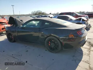 2024 Ford Mustang GT with VIN 1FA6P8CF0R5401042, listed as a Copart auction lot 49553495 with 0 mi miles and Salvage Title. Bid and sale history available at carsss.com. Image 2.