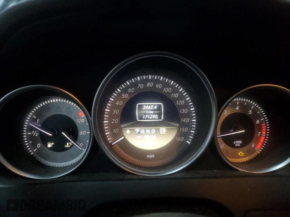 2012 Mercedes-Benz C 300 Sport with VIN WDDGF8BB3CR225609, listed as a Copart auction lot 57997535 with 171,290 mi miles and Clean title. Bid and sale history available at DreamBid. Image 9.