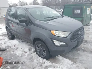 2020 Ford EcoSport S with VIN MAJ6S3FLXLC333600, listed as a IAAI auction lot 41546361 with 47,834 mi miles and . Bid and sale history available at DreamBid. Image 1.