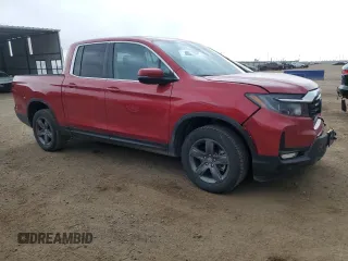 2023 Honda Ridgeline RTL с VIN 5FPYK3F52PB036809, выставлен на аукционе Copart как лот 57237855 с пробегом 40 730 миль миль и Списание • Salvage title. История ставок и продаж доступна на DreamBid. Изображение 4.