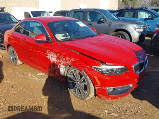 2018 BMW 2 Series 230i xDrive with VIN WBA2J3C56JVD48713, listed as a IAAI auction lot 41861277 with 103,706 mi miles and . Bid and sale history available at carsss.com. Image 1.
