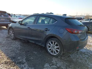 2015 Mazda 3 S Grand Touring with VIN JM1BM1M30F1223780, listed as a IAAI auction lot 41400820 with 67,776 mi miles and . Bid and sale history available at DreamBid. Image 3.