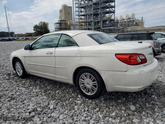 2008 Chrysler Sebring Touring with VIN 1C3LC55R78N100947, listed as a Copart auction lot 71737254 with 97,054 mi miles and Non Repairable. Bid and sale history available at carsss.com. Image 2.