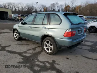 2003 BMW X5 3.0i with VIN 5UXFA53573LV74706, listed as a Copart auction lot 82641044 with 141,589 mi miles and Salvage Title. Bid and sale history available at carsss.com. Image 2.