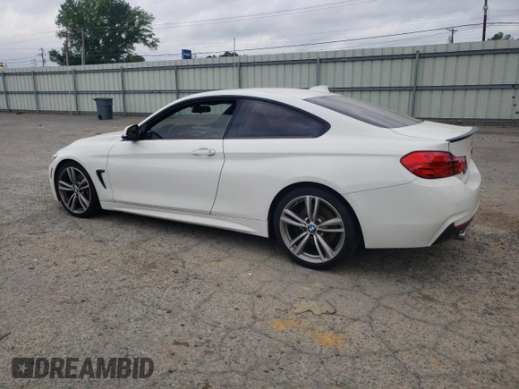 2015 BMW 4 Series 435i with VIN WBA3R1C5XFK194384, listed as a Copart auction lot 53461245 with 104,233 mi miles and Salvage Title. Bid and sale history available at carsss.com. Image 2.