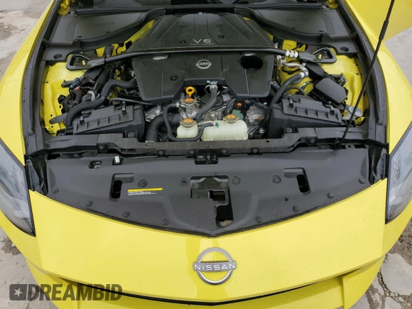 2023 Nissan Z Sport с VIN JN1BZ4AH0PM310987, выставлен на аукционе Copart как лот 74926264 с пробегом 10 474 миль миль и Списание • Salvage title. История ставок и продаж доступна на DreamBid. Изображение 11.