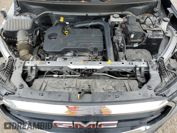 2024 GMC Terrain SLE with VIN 3GKALMEG9RL241746, listed as a Copart auction lot 55422785 with 20,583 mi miles and Salvage title. Bid and sale history available at DreamBid. Image 12.