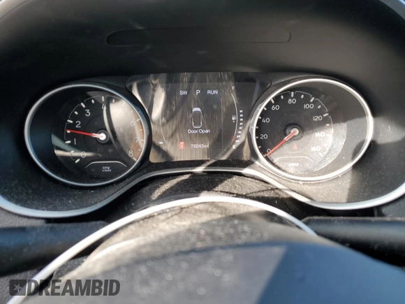 2019 Jeep Compass Latitude with VIN 3C4NJDBB4KT689572, listed as a Copart auction lot 49583125 with 78,043 mi miles and Salvage Title. Bid and sale history available at DreamBid. Image 9.
