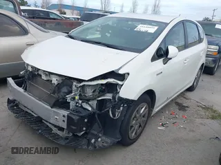 2017 Toyota Prius v Two with VIN JTDZN3EU4HJ066269, listed as a IAAI auction lot 41648895 with 130,727 mi miles. Bid and sale history available at carsss.com. Image 2.