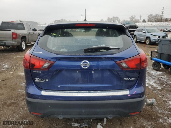 2019 Nissan Rogue Sport S with VIN JN1BJ1CR2KW351307, listed as a Copart auction lot 45030585 with 65,672 mi miles and Salvage Title. Bid and sale history available at carsss.com. Image 6.