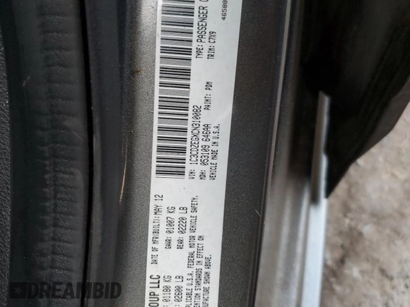 2012 Dodge Avenger SXT Plus with VIN 1C3CDZEGXCN310082, listed as a Copart auction lot 82546944 with Not Provided miles and Salvage Title. Bid and sale history available at carsss.com. Image 13.