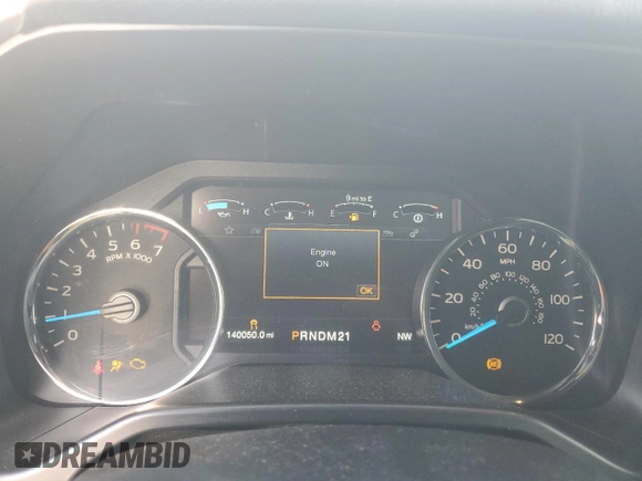 2015 Ford F-150 XL with VIN 1FTEW1CG4FKD08546, listed as a Copart auction lot 55944185 with 140,050 mi miles and Salvage title. Bid and sale history available at DreamBid. Image 9.