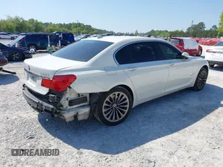 2012 BMW 7 Series 740Li with VIN WBAKB4C53CC576991, listed as a IAAI auction lot 41985643 with 107,416 mi miles and . Bid and sale history available at DreamBid. Image 4.