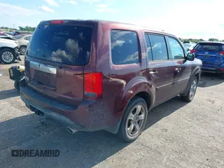 2013 Honda Pilot EX-L with VIN 5FNYF3H58DB032933, listed as a IAAI auction lot 42213061 with 166,496 mi miles and . Bid and sale history available at DreamBid. Image 4.