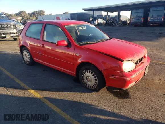 1999 Volkswagen Golf z VIN WVWBC31J6XW358185, wystawiony jako Copart lot #78451614 z przebiegiem 65 281 mil mil oraz Czysty tytuł • Clean title. Historia ofert i sprzedaży dostępna na DreamBid. Obrazek 4.