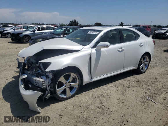 2011 Lexus IS 250 with VIN JTHBF5C2XB5132253, listed as a Copart auction lot 55254745 with 106,715 mi miles and Clean Title. Bid and sale history available at DreamBid. Image 1.