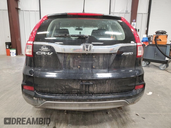 2015 Honda CR-V LX with VIN 2HKRM4H3XFH626927, listed as a Copart auction lot 52138505 with 185,366 mi miles and Salvage Title. Bid and sale history available at DreamBid. Image 6.