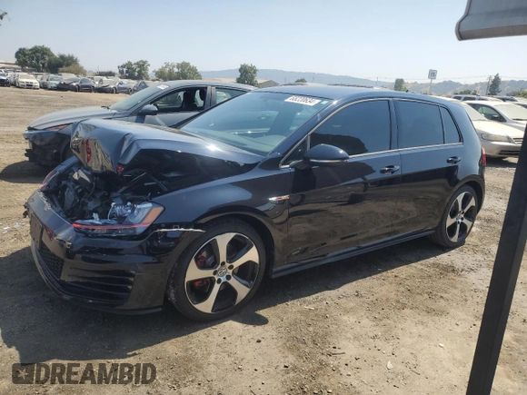 2015 Volkswagen Golf GTI Autobahn with VIN 3VW4T7AU7FM070486, listed as a Copart auction lot 65220634 with 68,190 mi miles and Salvage Title. Bid and sale history available at carsss.com. Image 1.