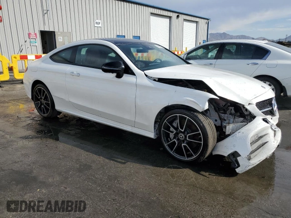 2023 Mercedes-Benz C 300 with VIN W1KWJ8DB7PG117132, listed as a Copart auction lot 71801424 with 8,867 mi miles and Clean Title. Bid and sale history available at DreamBid. Image 4.