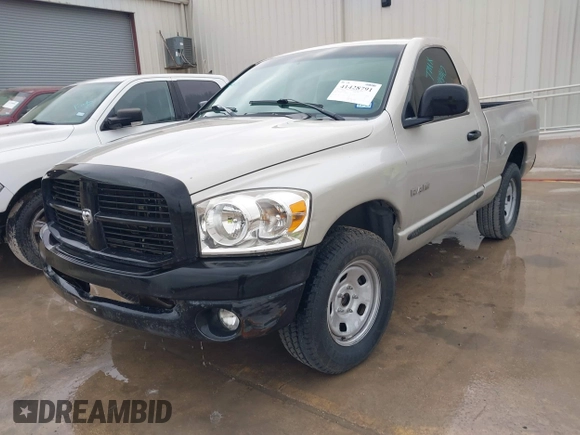 2008 Dodge 1500 ST with VIN 1D7HA16K58J241840, listed as a IAAI auction lot 41428791 with Not Provided miles and . Bid and sale history available at DreamBid. Image 2.