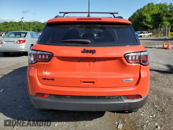 2020 Jeep Compass Sport с VIN 3C4NJDAB7LT167585, выставлен на аукционе Copart как лот 58134285 с пробегом 72 974 миль миль и Списание • Salvage title. История ставок и продаж доступна на DreamBid. Изображение 6.
