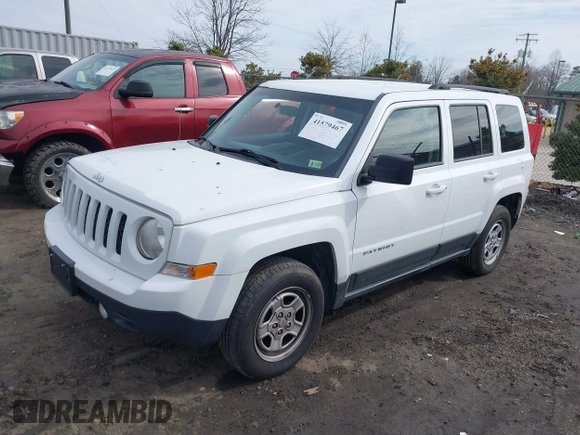 2015 Jeep Patriot Sport with VIN 1C4NJRBBXFD317811, listed as a IAAI auction lot 41579467 with 107,002 mi miles and . Bid and sale history available at carsss.com. Image 17.