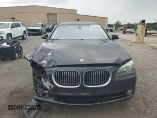 2012 BMW 7 Series 740Li with VIN WBAKB4C59CC576476, listed as a Copart auction lot 55670215 with 100,907 mi miles and Salvage title. Bid and sale history available at DreamBid. Image 5.