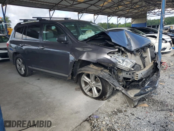2012 Toyota Highlander Limited z VIN 5TDDK3EH0CS120104, wystawiony jako Copart lot #61293825 z przebiegiem 108 592 mil mil oraz Szkoda całkowita • Salvage title. Historia ofert i sprzedaży dostępna na DreamBid. Obrazek 4.