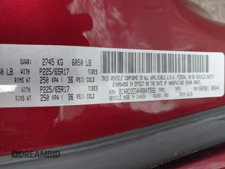 2017 Dodge Grand Caravan GT with VIN 2C4RDGEG4HR847566, listed as a IAAI auction lot 41490746 with 143,558 mi miles and . Bid and sale history available at DreamBid. Image 9.
