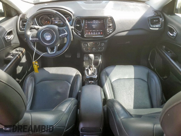 2019 Jeep Compass Limited with VIN 3C4NJCCB1KT664279, listed as a Copart auction lot 64853685 with 83,866 mi miles and Salvage title. Bid and sale history available at DreamBid. Image 8.