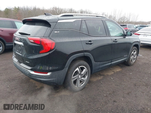 2018 GMC Terrain SLT with VIN 3GKALVEV5JL345563, listed as a IAAI auction lot 41675286 with 86,356 mi miles. Bid and sale history available at carsss.com. Image 4.