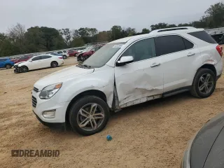 2017 Chevrolet Equinox Premier with VIN 2GNFLGE38H6160618, listed as a Copart auction lot 86702034 with 134,863 mi miles and Salvage Title. Bid and sale history available at carsss.com. Image 1.