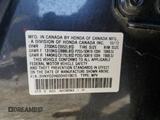 2013 Acura MDX Advance Pkg with VIN 2HNYD2H60DH510615, listed as a Copart auction lot 51706465 with 113,582 mi miles and Clean Title. Bid and sale history available at carsss.com. Image 13.