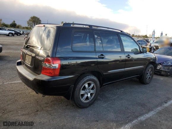 2005 Toyota Highlander with VIN JTEGP21A950057264, listed as a Copart auction lot 87736615 with 258,287 mi miles and Clean Title. Bid and sale history available at carsss.com. Image 3.