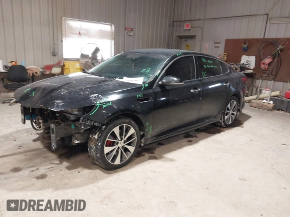 2016 Kia Optima SX Turbo with VIN 5XXGW4L27GG106780, listed as a IAAI auction lot 41586007 with 114,756 mi miles and . Bid and sale history available at carsss.com. Image 18.