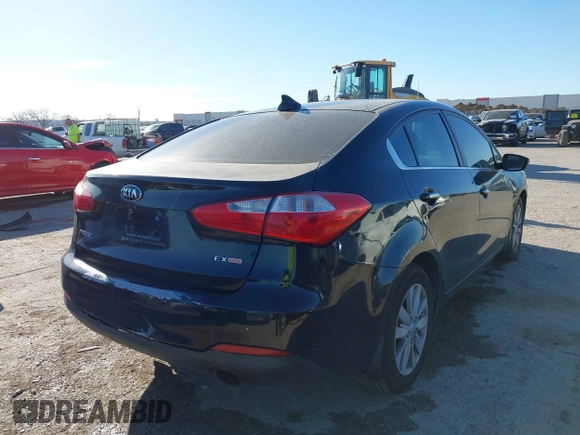 2014 Kia Forte EX with VIN KNAFX4A86E5162224, listed as a IAAI auction lot 41803293 with 145,074 mi miles. Bid and sale history available at carsss.com. Image 4.