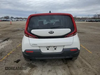 2021 Kia Soul LX with VIN KNDJ23AU8M7760661, listed as a Copart auction lot 50721985 with 84,536 mi miles and Salvage Title. Bid and sale history available at carsss.com. Image 6.
