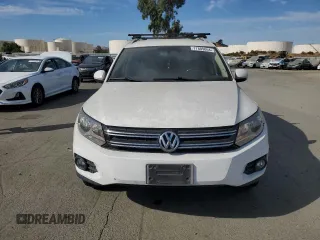 2012 Volkswagen Tiguan S with VIN WVGBV7AX3CW575463, listed as a Copart auction lot 77889064 with 168,520 mi miles and Salvage Title. Bid and sale history available at DreamBid. Image 5.