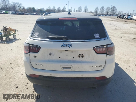 2018 Jeep Compass Limited with VIN 3C4NJDCB4JT245931, listed as a Copart auction lot 48300785 with 0 mi miles and Salvage Title. Bid and sale history available at carsss.com. Image 6.