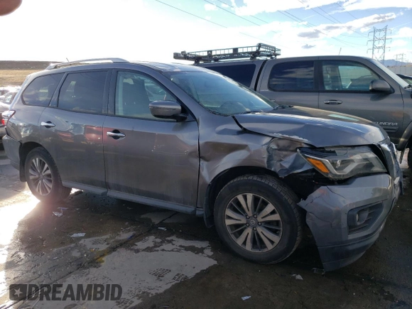 2017 Nissan Pathfinder SV with VIN 5N1DR2MM0HC631823, listed as a Copart auction lot 46254635 with 115,696 mi miles and Salvage Title. Bid and sale history available at carsss.com. Image 4.