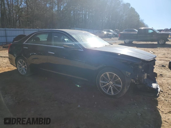 2017 Cadillac CTS Sedan Luxury RWD with VIN 1G6AR5SX2H0119572, listed as a Copart auction lot 88673395 with 70,324 mi miles and Salvage Title. Bid and sale history available at carsss.com. Image 4.
