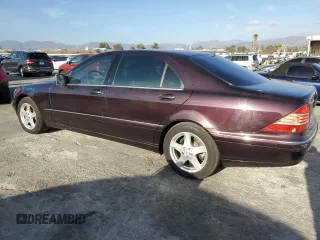 2004 Mercedes-Benz S-Class 4.3L with VIN WDBNG70J64A387204, listed as a Copart auction lot 84753314 with 112,898 mi miles and Salvage Title. Bid and sale history available at carsss.com. Image 2.