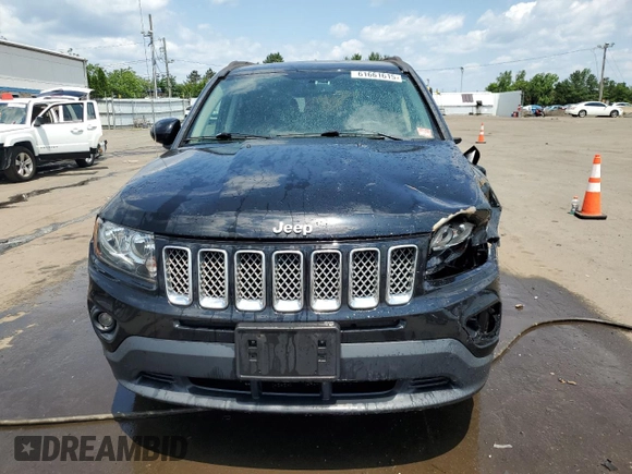 2016 Jeep Compass High Altitude с VIN 1C4NJDEB1GD663102, выставлен на аукционе Copart как лот 61661615 с пробегом 108 631 миль миль и Списание • Salvage title. История ставок и продаж доступна на DreamBid. Изображение 5.