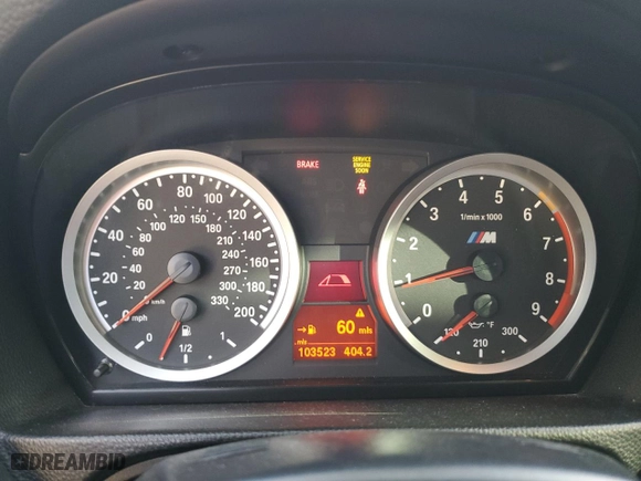 2011 BMW M3 with VIN WBSDX9C53BE584143, listed as a Copart auction lot 43472325 with 103,523 mi miles and Salvage Title. Bid and sale history available at carsss.com. Image 9.