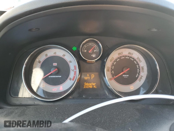 2009 Saturn VUE Red Line with VIN 3GSCL13739S572807, listed as a Copart auction lot 49567934 with 210,789 mi miles and Clean Title. Bid and sale history available at DreamBid. Image 9.
