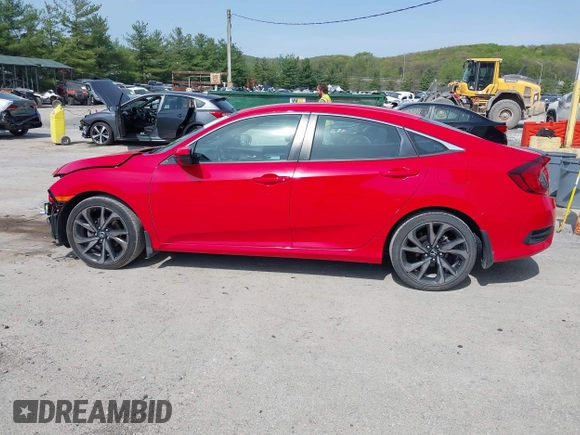 2021 Honda Civic Sport with VIN 2HGFC2F84MH536320, listed as a IAAI auction lot 42145631 with 50,664 mi miles and . Bid and sale history available at DreamBid. Image 15.